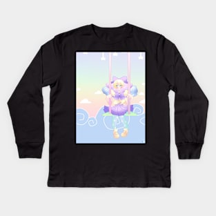 Cotten Pastell in the sky Kids Long Sleeve T-Shirt